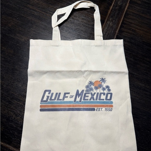 Handbags - Cream Tote Bag - Vacation Beach Gulf of Mexico​